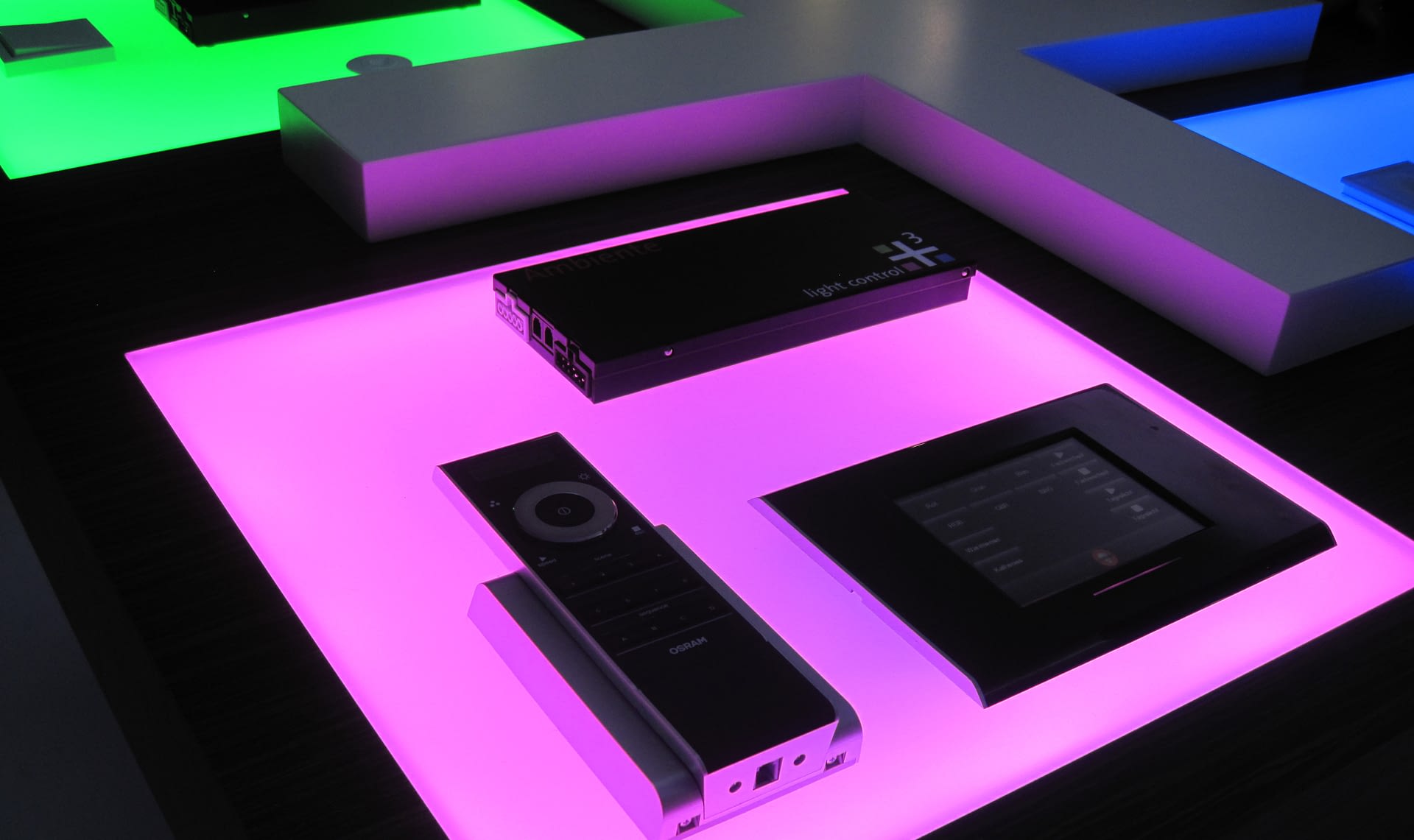 panel led a medida
