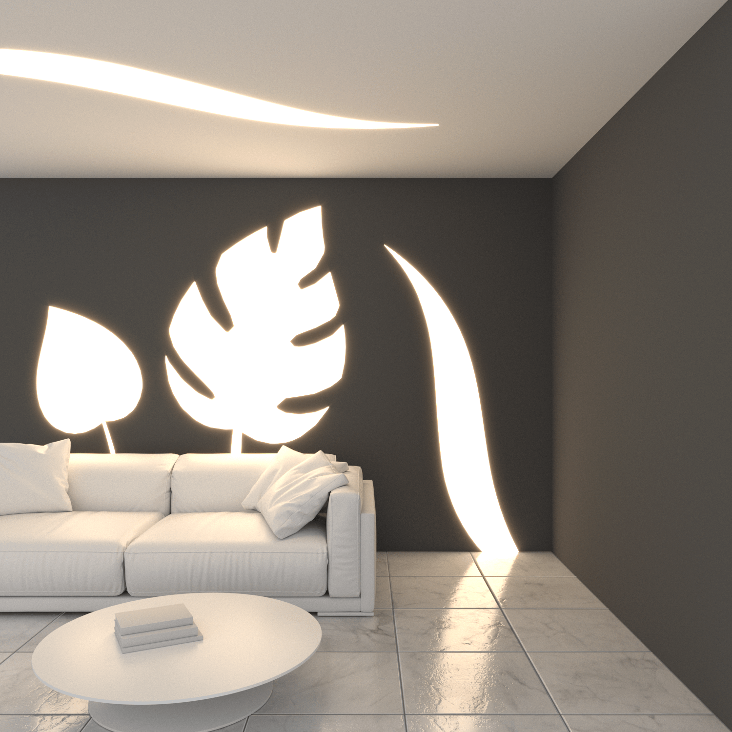 panel led con formas