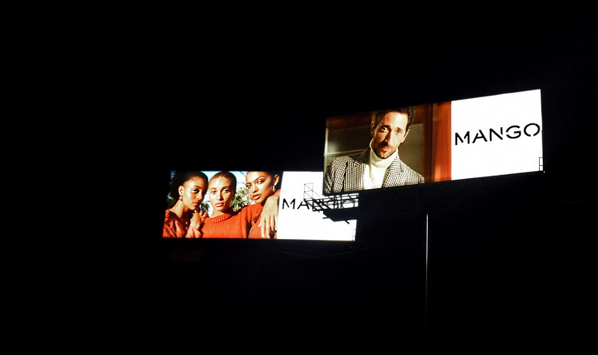 LED strip billboards