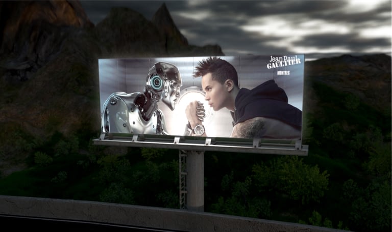 LED strip billboards