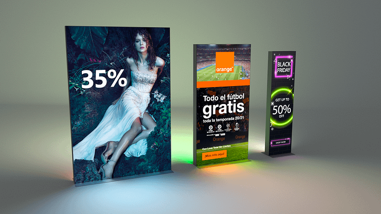 LED lightbox caja luz actilum