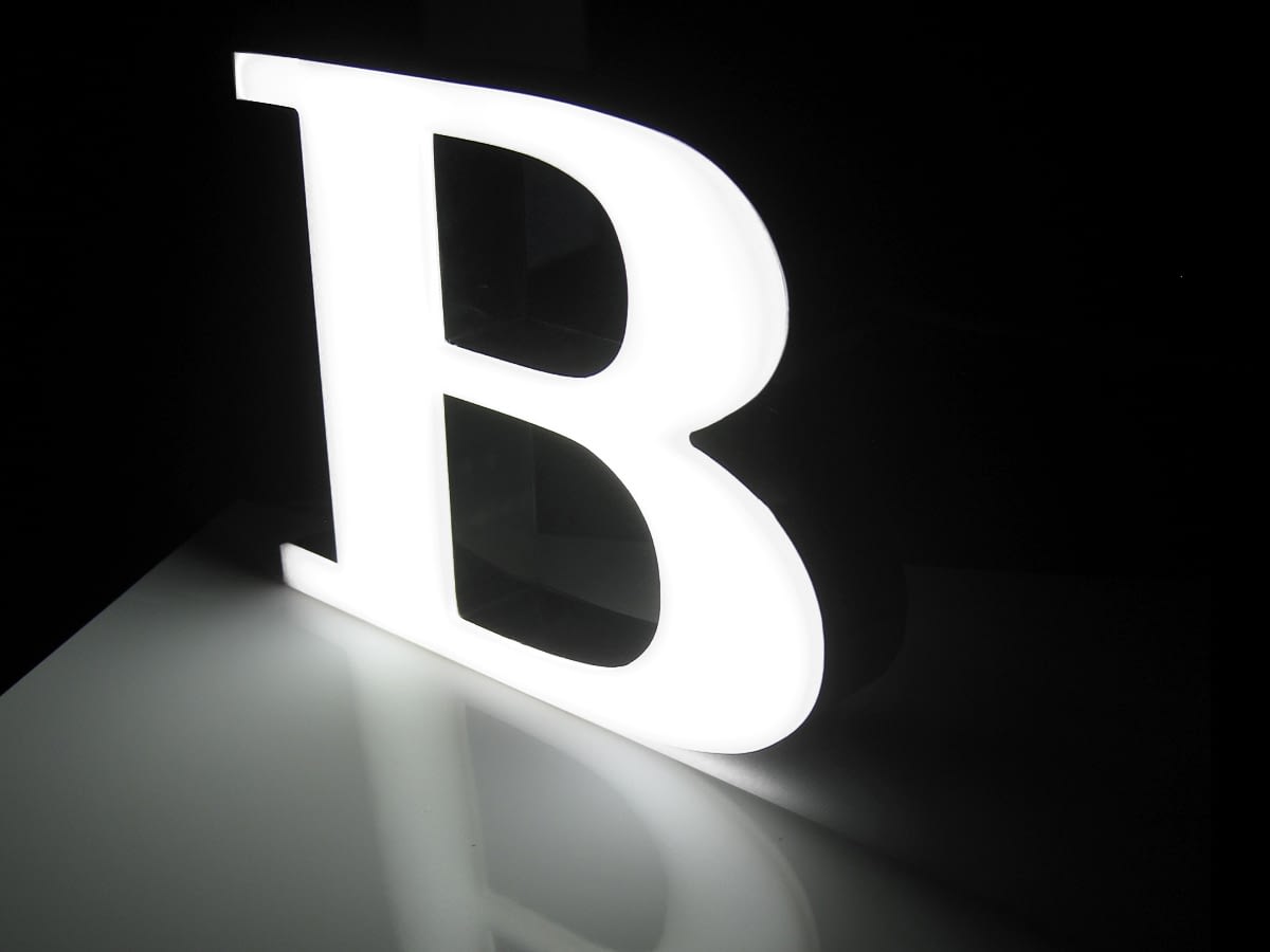 tira led flexible letras