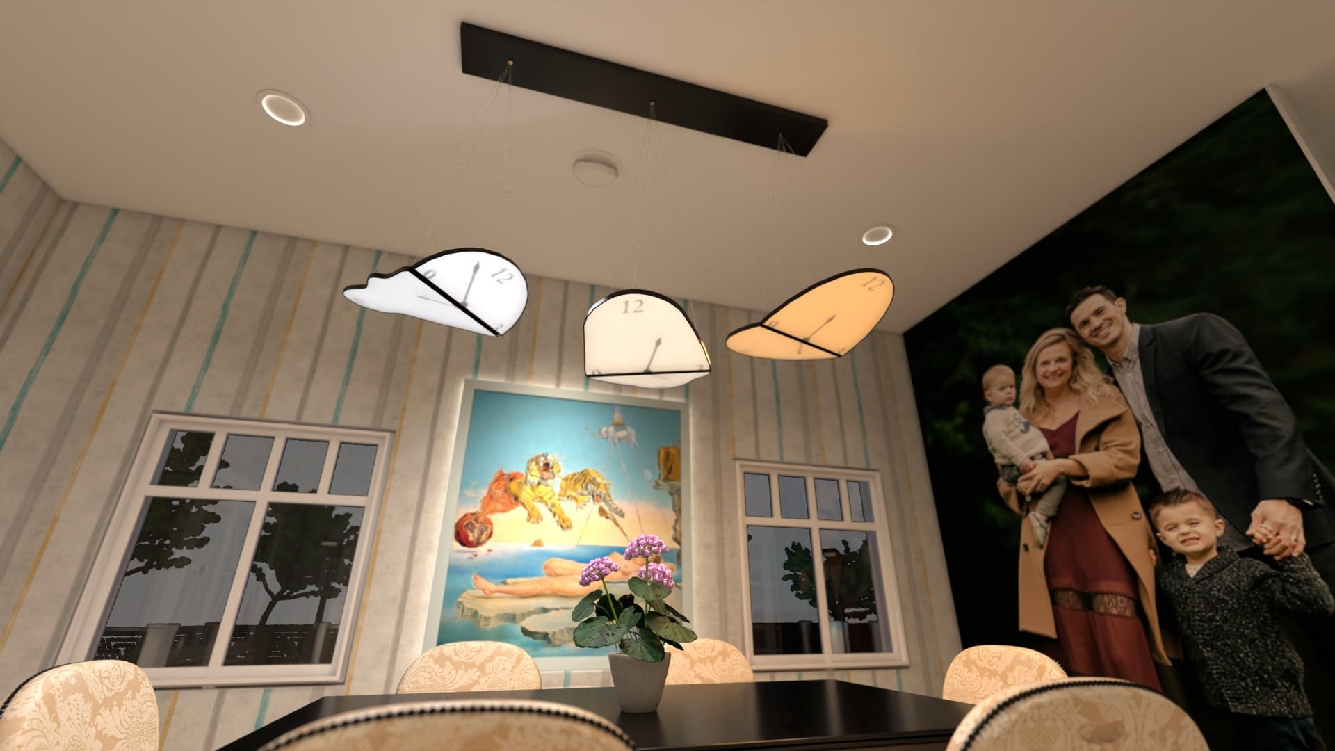 panel led formas