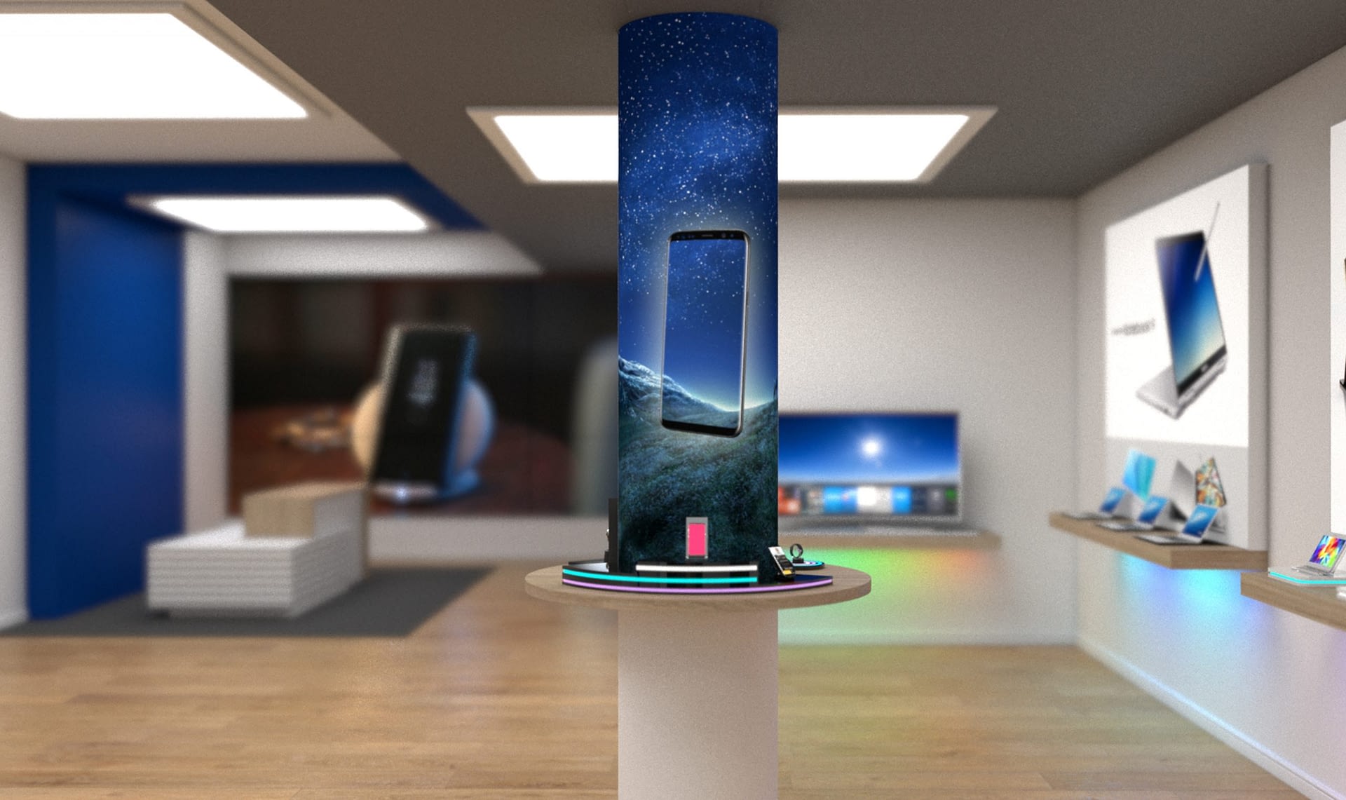 tira led rígida frontline columna