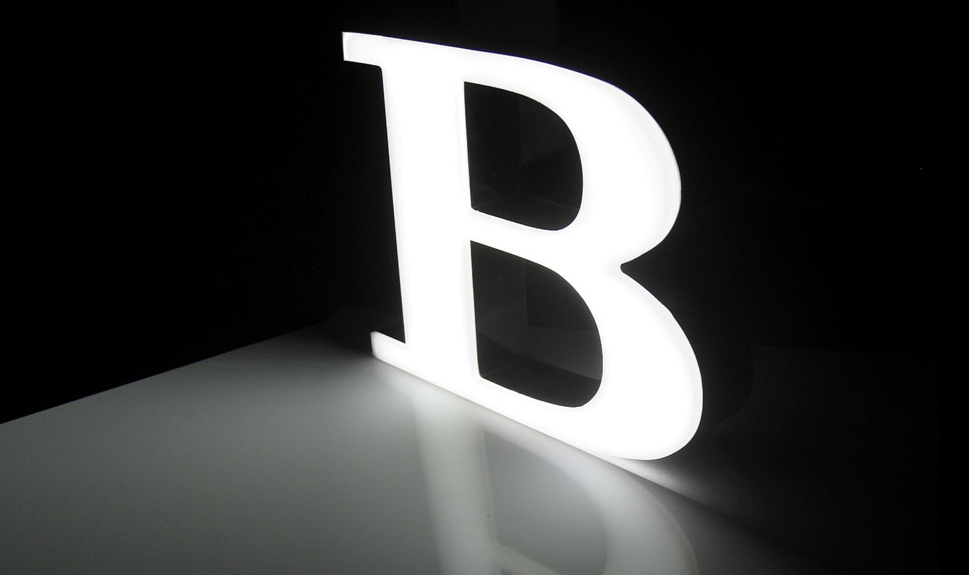 LED lightbox caja luz logo letra actilum
